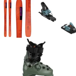 Salomon QST 106 Skis + Strive 12 GW Ski Bindings + Atomic Hawx Prime 120 S BOA GW Ski Boots 2025- Skis, Boots & Bindings|Skis With Bindings