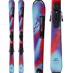 Salomon QST Jr M Skis + L6 GW Bindings - Kids' 2025-Kids Skis|Kids Ski Packages
