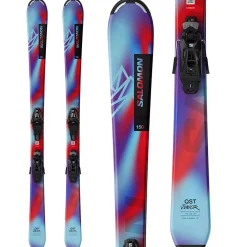 Salomon QST Jr S Skis + C5 GW Bindings - Kids' 2025-Kids Skis|Kids Ski Packages