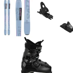 Salomon QST Lux 92 Skis - Women's + Stage 10 GW Ski Bindings + Atomic Hawx Prime 85 BOA W GW Ski Boots - Women's 2025- Skis, Boots & Bindings|Skis With Bindings
