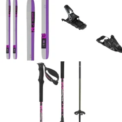 Salomon QST X Skis + S/Lab Shift² MN 13 Alpine Touring Ski Bindings + QST Carbon S3 Ski Poles 2025- Skis With Bindings|Ski Packages