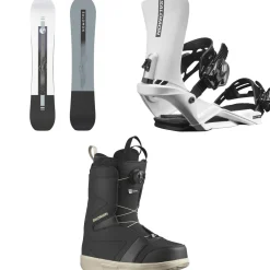Salomon Sight Snowboard + Rhythm Snowboard Bindings + Faction Boa Snowboard Boots 2025- Snowboards, Bindings & Boots|Snowboard Packages