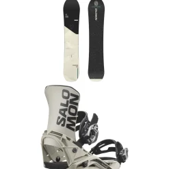Salomon Super 8 Snowboard + District Snowboard Bindings 2025- Snowboards With Bindings|Snowboard Packages