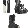 Salomon Super 8 Snowboard + District Snowboard Bindings + Echo Dual Boa Snowboard Boots 2025- Snowboards, Bindings & Boots|Snowboard Packages
