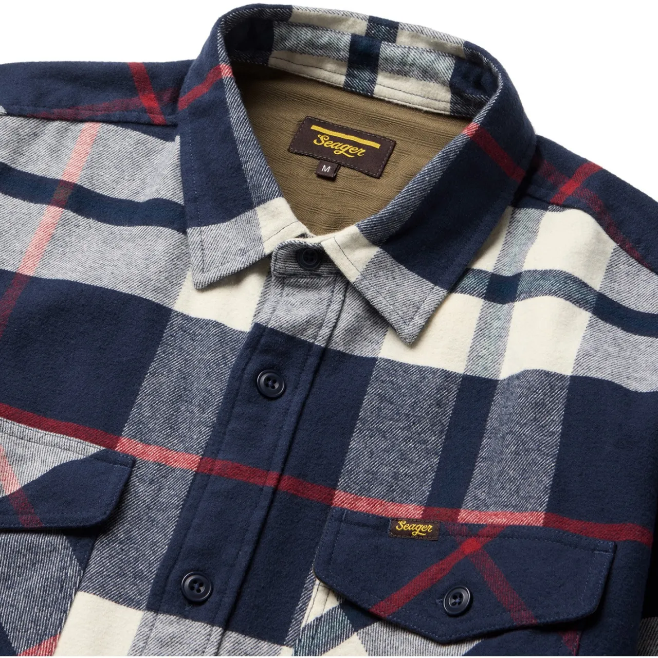 Seager Calico Flannel - Men's- Casual Clothing|Shirts