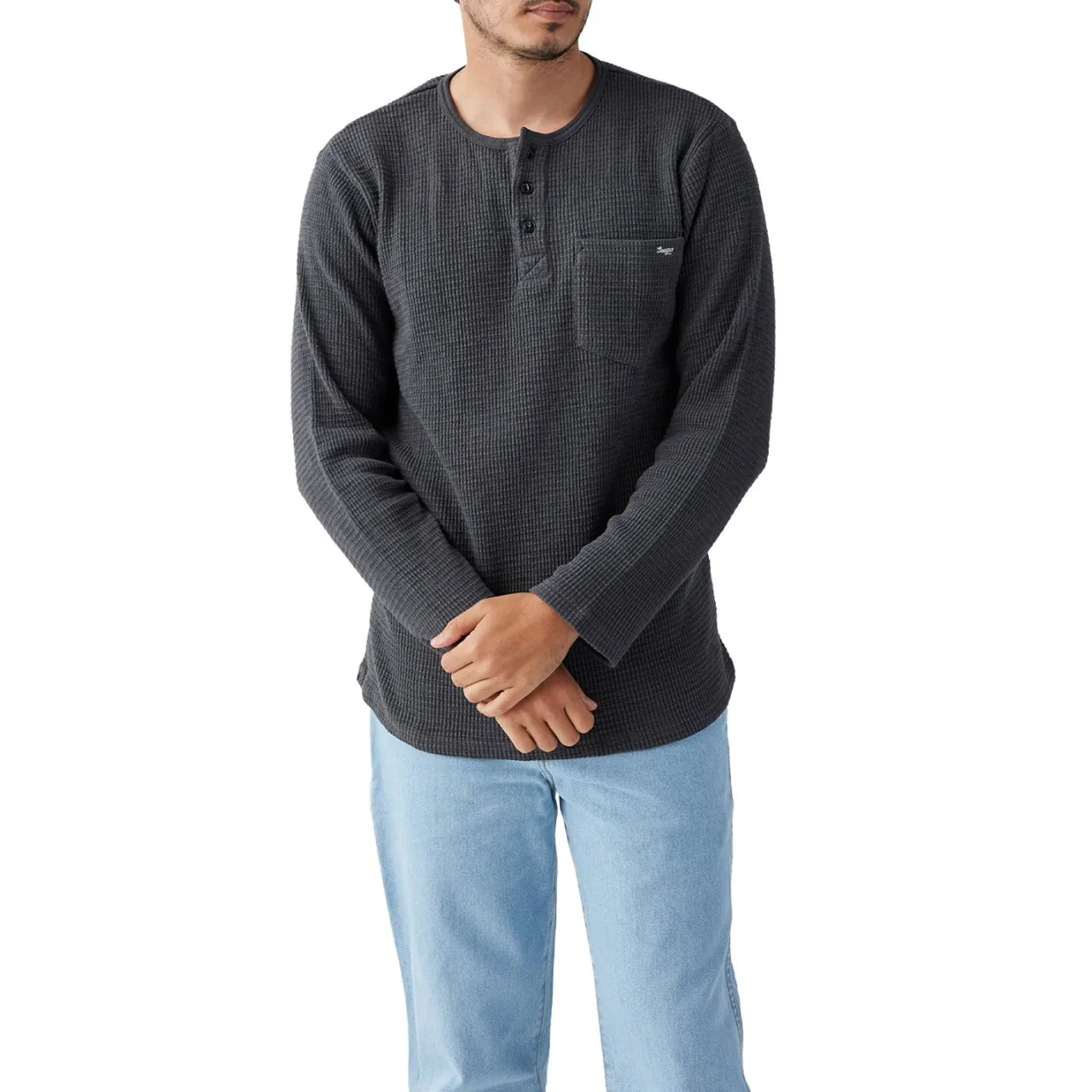Seager Sawpit Henley Long-Sleeve Thermal - Men's- Casual Clothing|Shirts