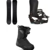 Season Kin Snowboard + Universal Snowboard Bindings + thirtytwo Shifty Boa Snowboard Boots 2025- Snowboards, Bindings & Boots|Snowboard Packages