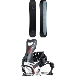 Season Pass Splitboard + Karakoram Ultra Ranger + Split Interface Splitboard Bindings 2025- Splitboard Packages|Backcountry Snowboarding