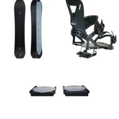 Season Pass Splitboard + Spark R&D Surge ST Splitboard Bindings + Canted Pucks 2025- Splitboard Packages|Backcountry Snowboarding