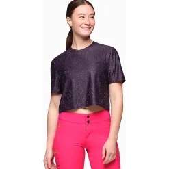 Shredly Beyond Tech Cropped Tee - Women's-Women Shirts & Jerseys|Women's Bike Clothing