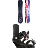 Sims ATV Pro Snowboard + Burton Lexa Snowboard Bindings - Women's 2024- Snowboards With Bindings|Snowboard Packages