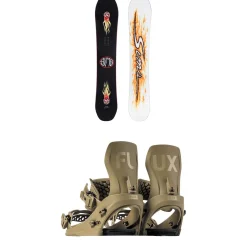 Sims Fakie Snowboard + Flux CV Snowboard Bindings 2025- Snowboards With Bindings|Snowboard Packages