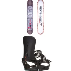 Sims Nub Snowboard 2024 + Season Universal Snowboard Bindings- Snowboards With Bindings|Snowboard Packages