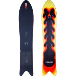 Sims Solo Snowboard + Ride C-6 Snowboard Bindings 2024- Snowboards With Bindings|Snowboard Packages