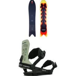 Sims Solo Snowboard + Ride x Autumn A-9 Snowboard Bindings 2024- Snowboards With Bindings|Snowboard Packages