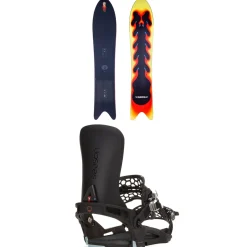 Sims Solo Snowboard + Season Universal Snowboard Bindings- Snowboards With Bindings|Snowboard Packages