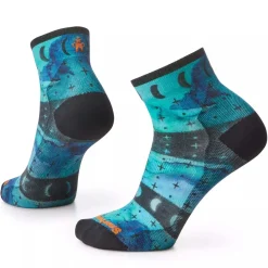 Smartwool Bike Zero Cushion Celestial Print Ankle Socks - Women's- Socks