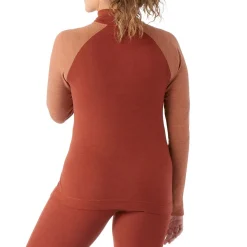 Smartwool Classic Thermal Merino Baselayer 1/4 Zip Top - Women's-Women Base Layers|Snow Clothing