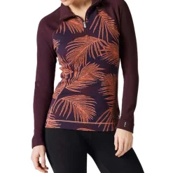 Smartwool Classic Thermal Merino Baselayer 1/4 Zip Top - Women's-Women Base Layers|Snow Clothing