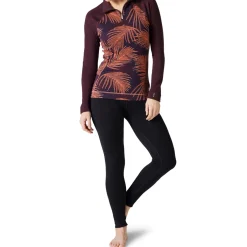 Smartwool Classic Thermal Merino Baselayer 1/4 Zip Top - Women's-Women Base Layers|Snow Clothing