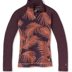 Smartwool Classic Thermal Merino Baselayer 1/4 Zip Top - Women's-Women Base Layers|Snow Clothing