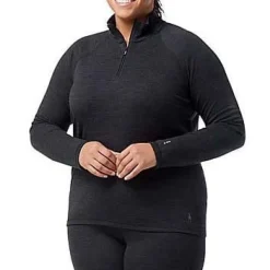 Smartwool Classic Thermal Merino Base Layer 1/4 Zip Plus Top - Women's-Women Base Layers|Snow Clothing