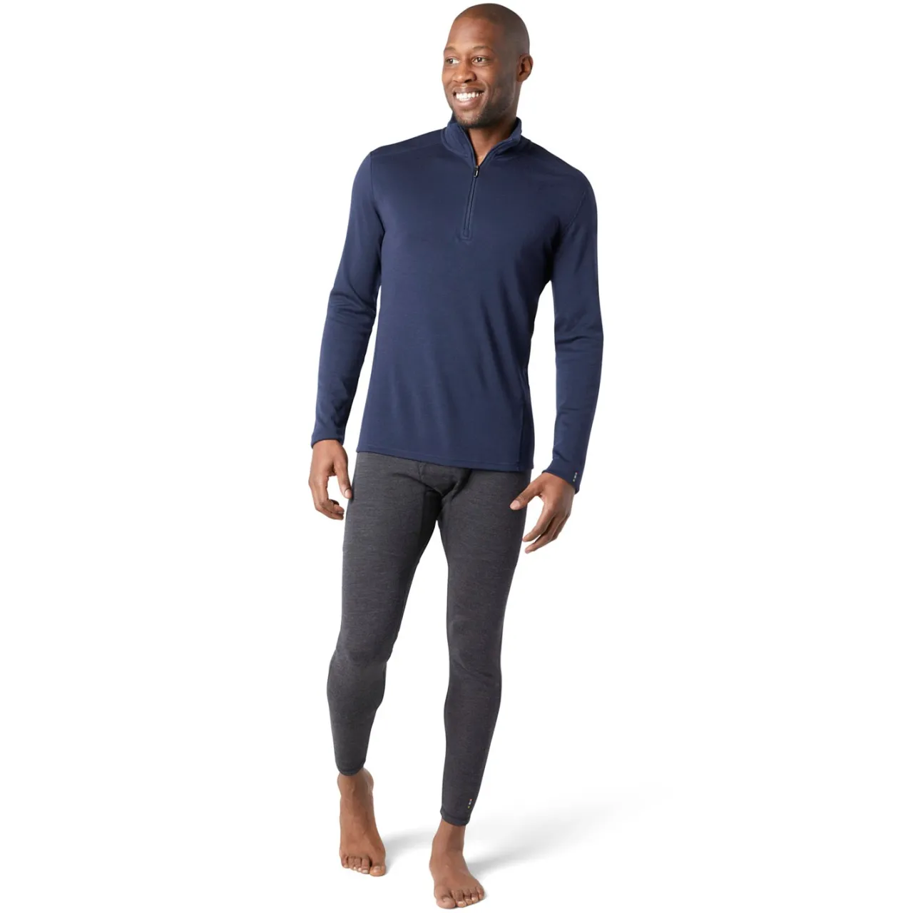 Smartwool Classic Thermal Merino Base Layer 1/4 Zip Top - Men's- Base Layers|Snow Clothing