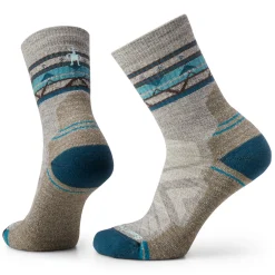 Smartwool Hike Light Cushion Zig Zag Valley Mid Crew Socks - Women's-Women Active Clothing