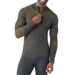 Smartwool Intraknit Thermal Merino Base Layer 1/4 Zip Top - Men's- Base Layers|Snow Clothing