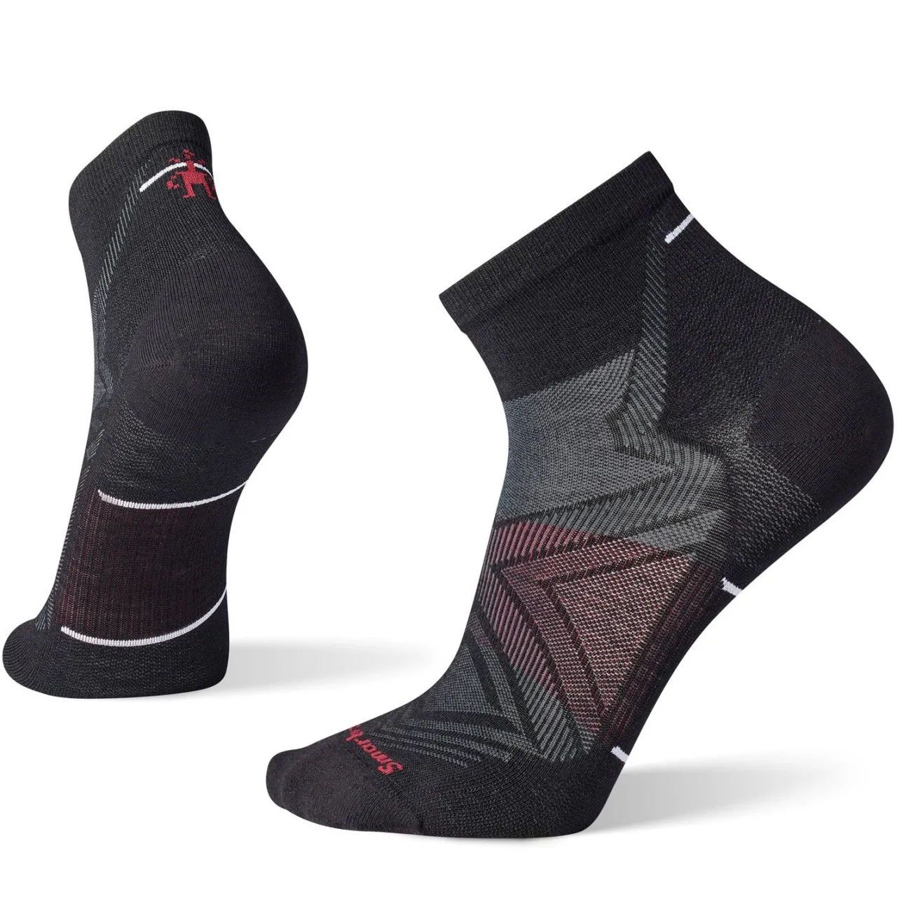 Smartwool Run Zero Cushion Ankle Socks - Men's- Active Clothing