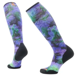 Smartwool Targeted Cushion Electric Lotus Print OTC Socks - Women's- Socks|Ski Socks