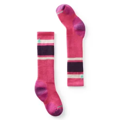 Smartwool Wintersport Full Cushion Stripe OTC Socks - Kids'-Kids Ski Socks|Socks