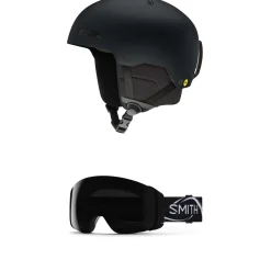 Smith Rodeo MIPS Round Contour Helmet + 4D MAG Low Bridge Fit Goggles- Helmets|Helmets
