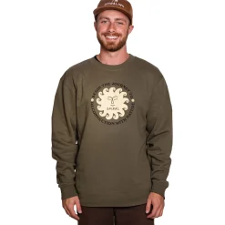 Spiral Wax Co. Nature Crew Sweatshirt - Unisex-Women Casual Clothing|Sweatshirts & Fleece