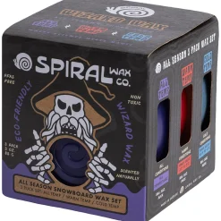 Spiral Wax Co. Wizard 3 Pack Warm/All/Cold Wax- Wax, Tuning & Tools|Wax, Tuning & Tools
