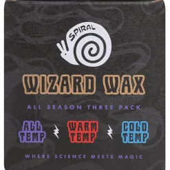 Spiral Wax Co. Wizard 3 Pack Warm/All/Cold Wax- Wax, Tuning & Tools|Wax, Tuning & Tools