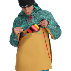 Spyder All Out Anorak Jacket - Men's- Snow Clothing|Insulated & Puffer Jackets