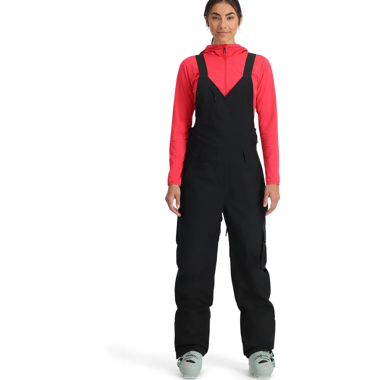 Spyder Terrain Bibs - Women's-Women Snow Clothing|Snowboard Pants & Bibs