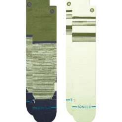 Stance Backside Mid Poly Snow Socks 2-Pack- Socks|Ski Socks