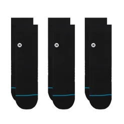 Stance Icon Quarter 3-Pack Socks-Women Socks|Socks