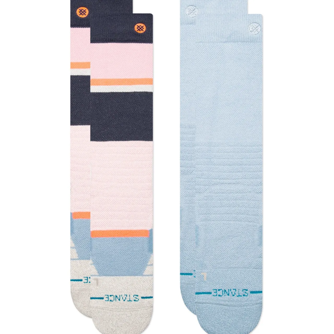 Stance Powdered Mid Poly Snow Socks 2-Pack- Socks|Ski Socks