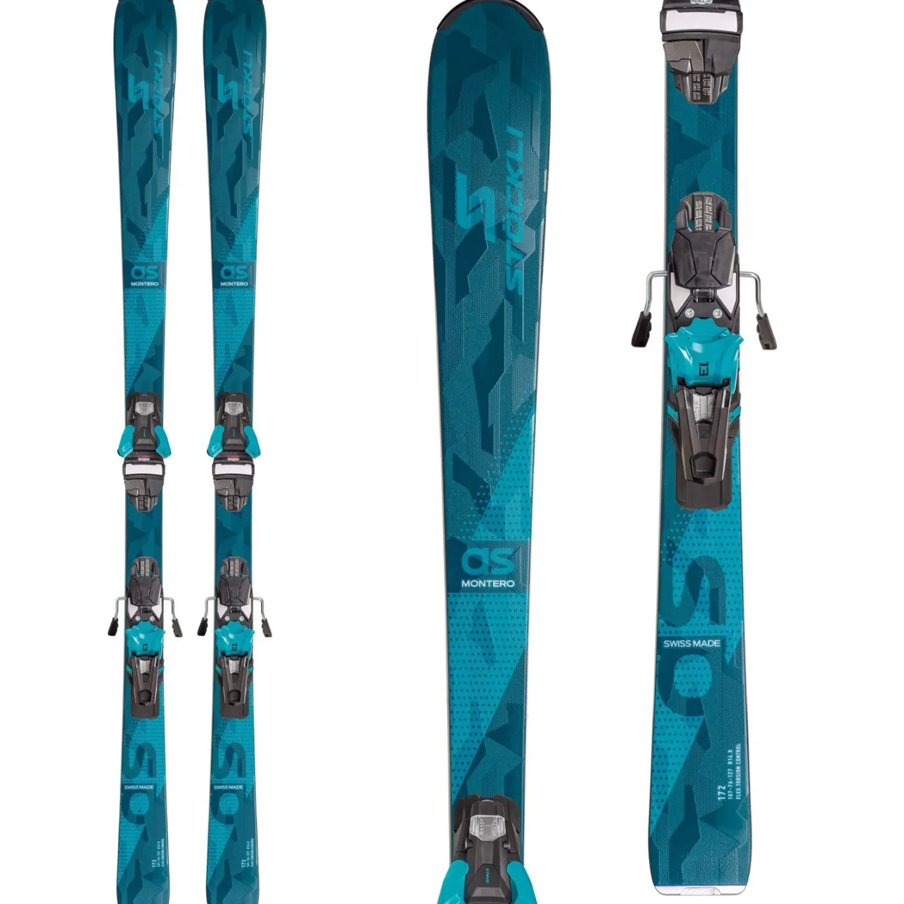 Stöckli Montero AS Skis + Strive 13D Bindings 2025- Skis With Bindings|Ski Packages