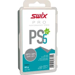 SWIX PS05 Turquoise -10°C/-18°C 60g Wax- Wax, Tuning & Tools|Wax, Tuning & Tools