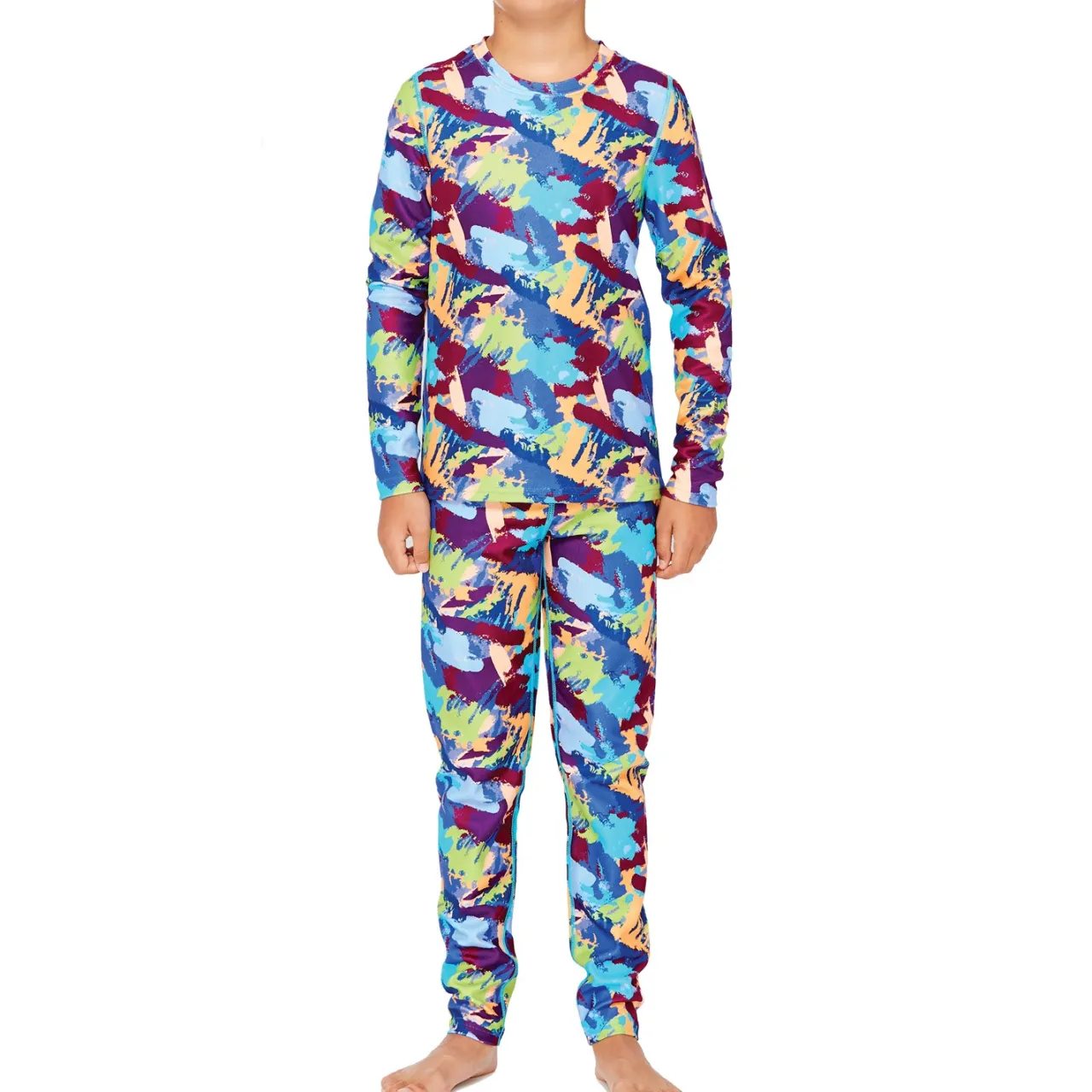 Terramar Winter Warmers Fleece Baselayer Set - Kids'-Kids Girls Snow Clothing|Boys Snow Clothing