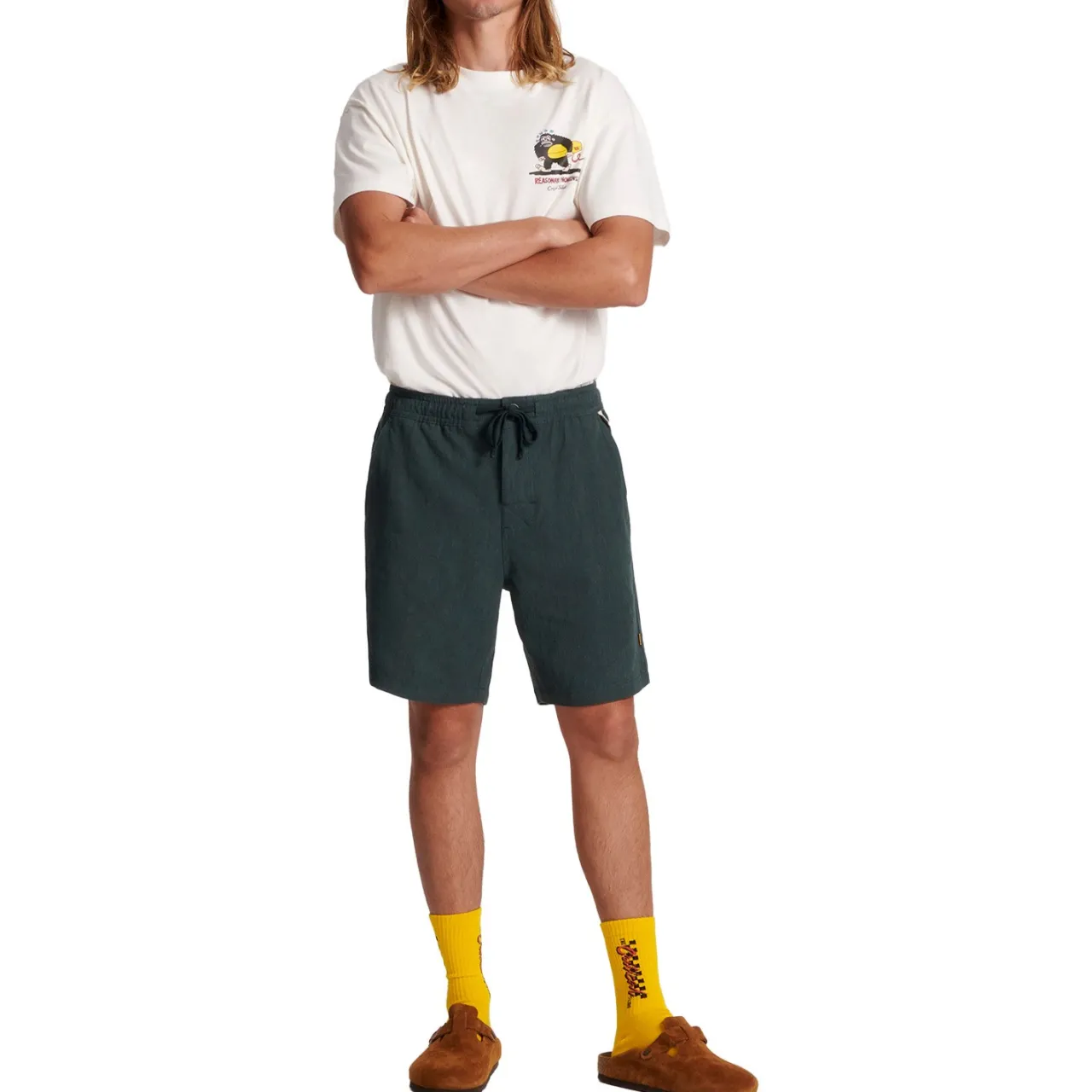 The Critical Slide Society Cruiser Linen Shorts - Men's- Casual Clothing|Shorts