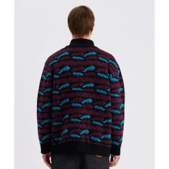 The Critical Slide Society Boneyard 1/4 Zip Knit - Men's- Casual Clothing|Sweatshirts & Fleece