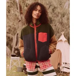 The Great Outdoors The Plush Colorblock Terrain Full Zip - Women's-Women Casual Clothing|Snow Clothing