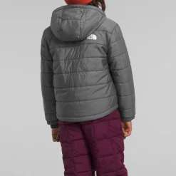 The North Face Reversible Mt Chimbo Full Zip Hooded Jacket - Boys'-Kids Boys Snow Clothing|Kids Snow Clothing