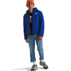 The North Face Reversible Shasta Full Zip Hooded Jacket - Boys'-Kids Boys Snow Clothing|Kids Snow Clothing