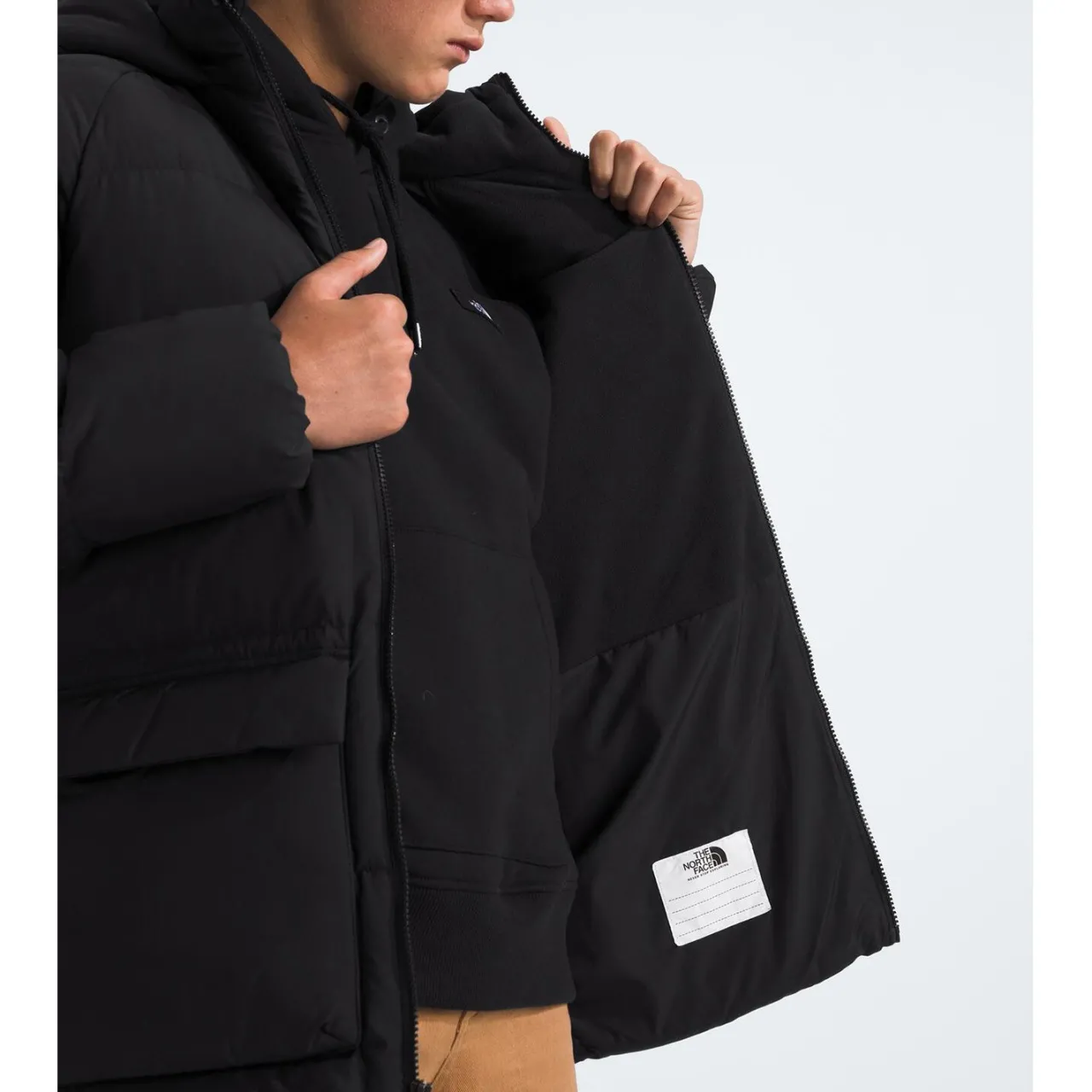 The North Face Teen North Down Fleece-Lined Short Parka - Kids'-Kids Kids Clothing|Kids Jackets